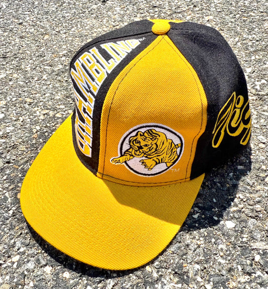Vintage Grambling State University Tigers 90's College Spell Out Snapback Hat