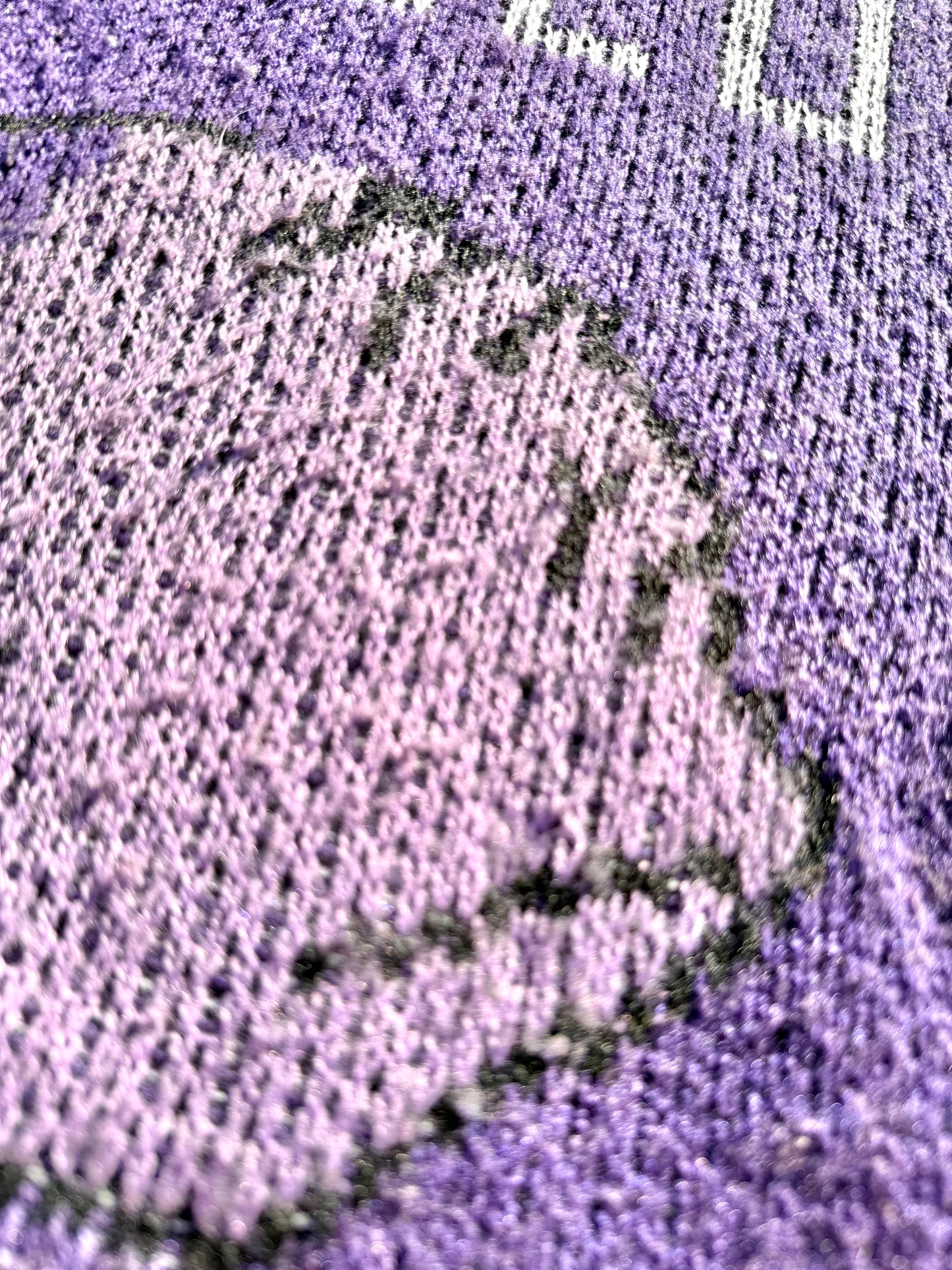 Vintage Blanc Bleu Indian Chief Purple Retro Knit Sweater Size M Medium