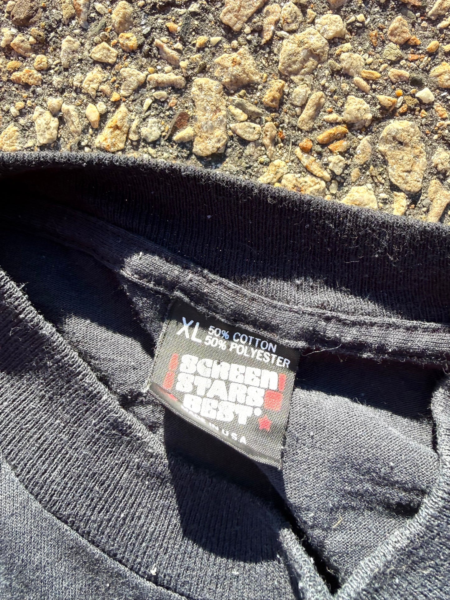 Vintage West Virginia Deer Nature T Shirt Screen Stars Single Stitch Size L Large