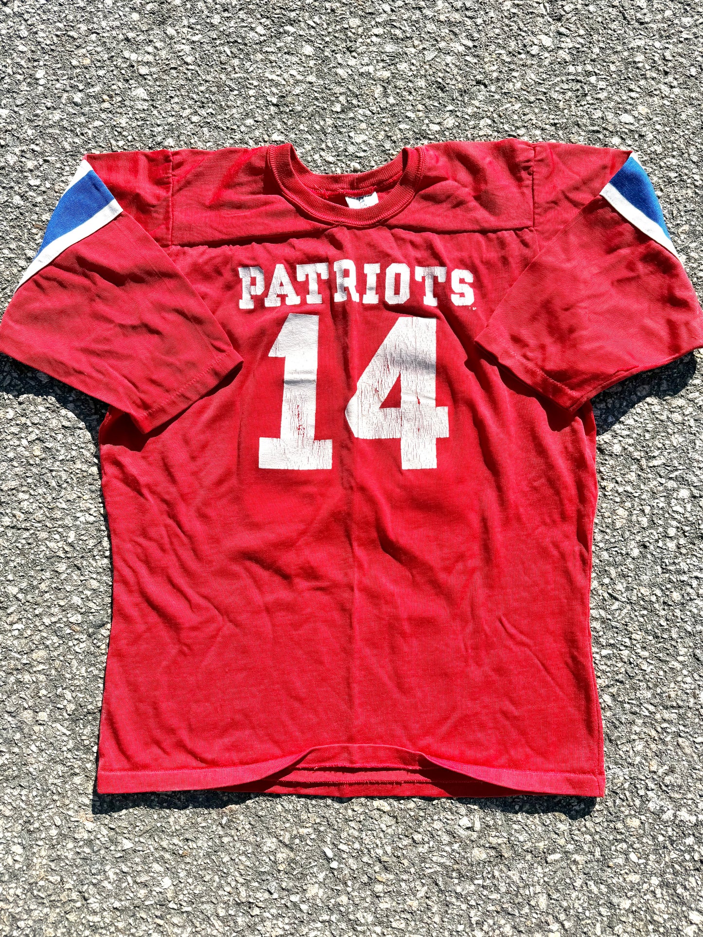 Vintage Rawlings New England Patriots Steve Grogan Late 70's Early 80's Football Jersey Size S Smal