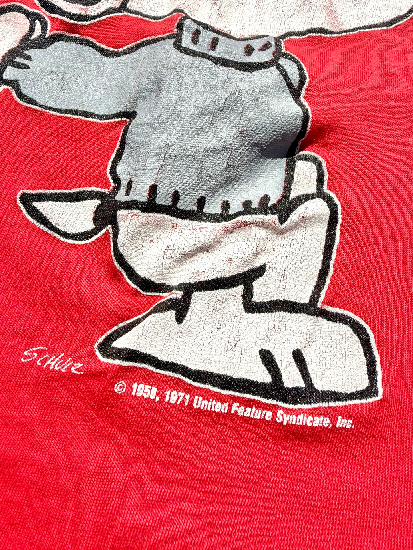Vintage Snoopy Peanuts Joe Cool Oregon Cartoon Retro Single Stitch T Shirt XL