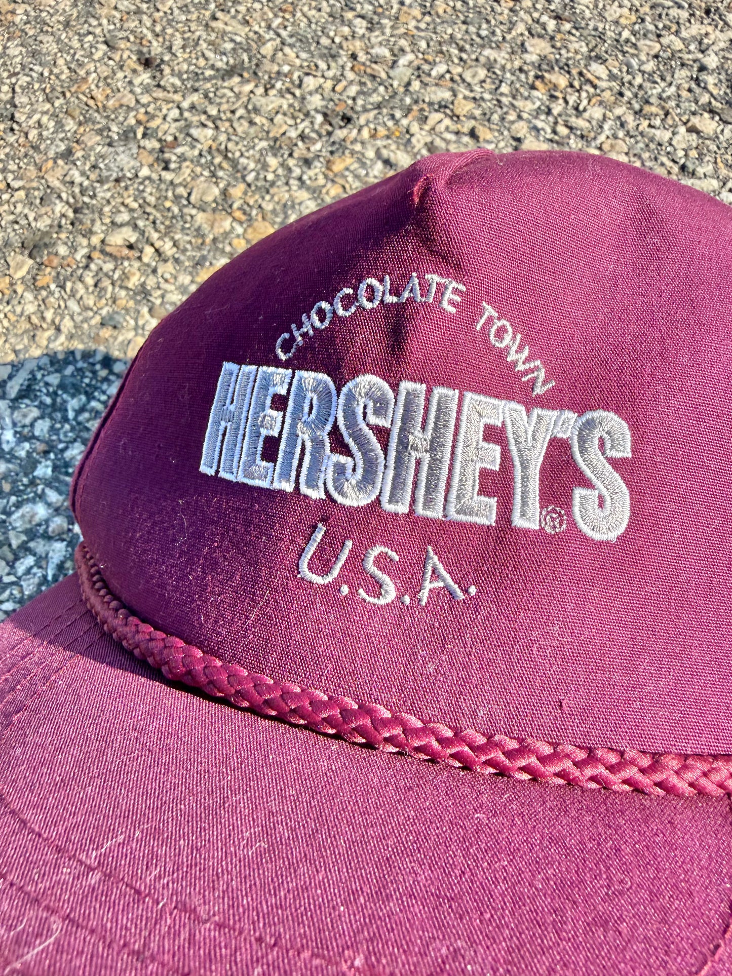 Vintage Hershey Chocolate Pennsylvania Deadstock Retro Snapback Hat