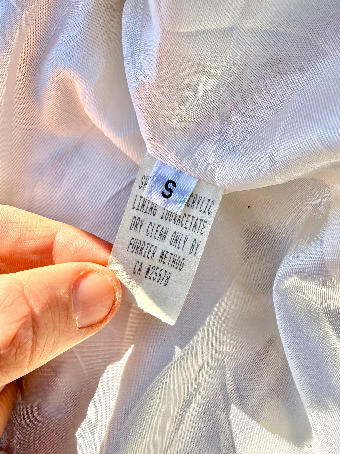 Vintage Donnybrook Women's Faux Fur Aztec Southwestern Western Coat Jacket Size S Small