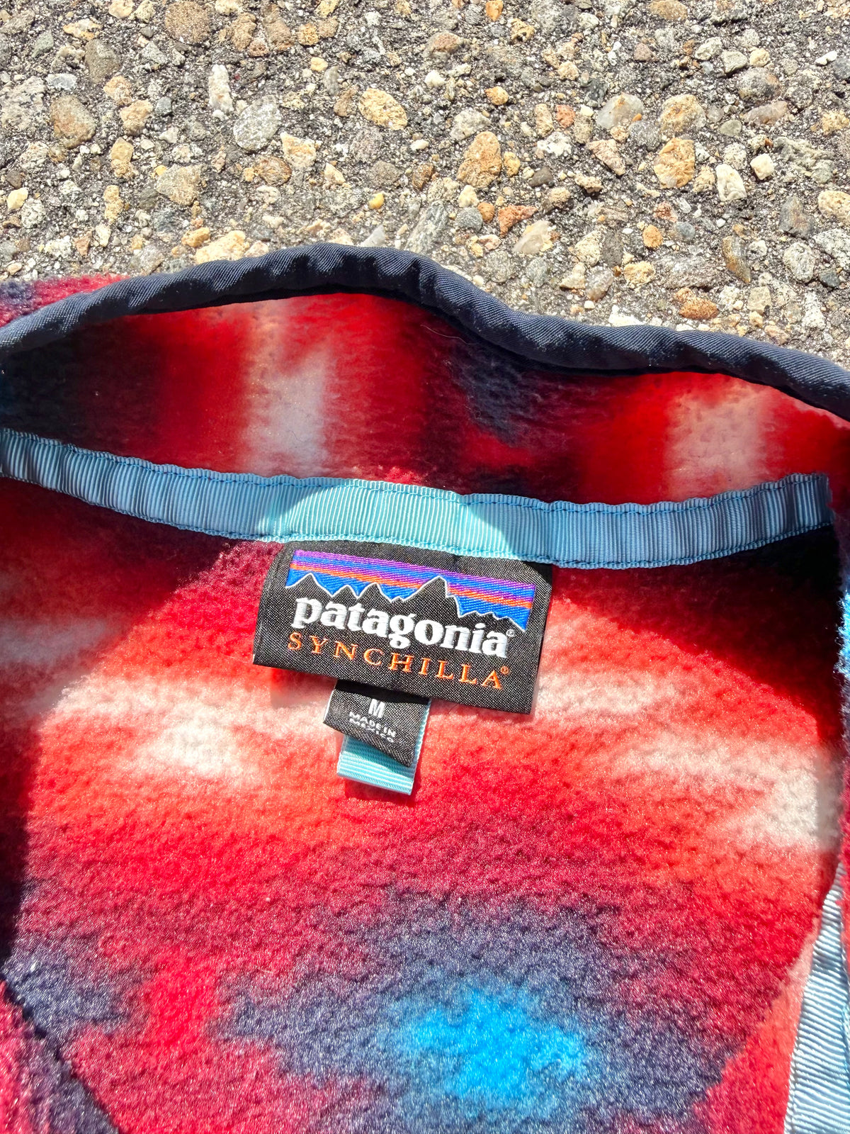 Patagonia Women's Crazy Southwestern Synchilla Snap T Fleece Sweater Medium 2015