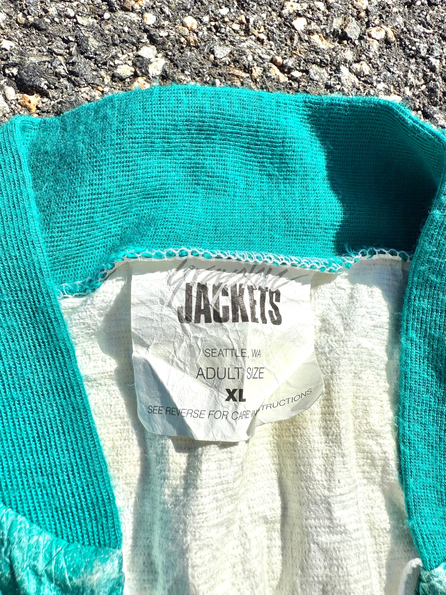 Vintage Boston Marathon B.A.A. Retro All Over Print AOP Race Jacket Size XL