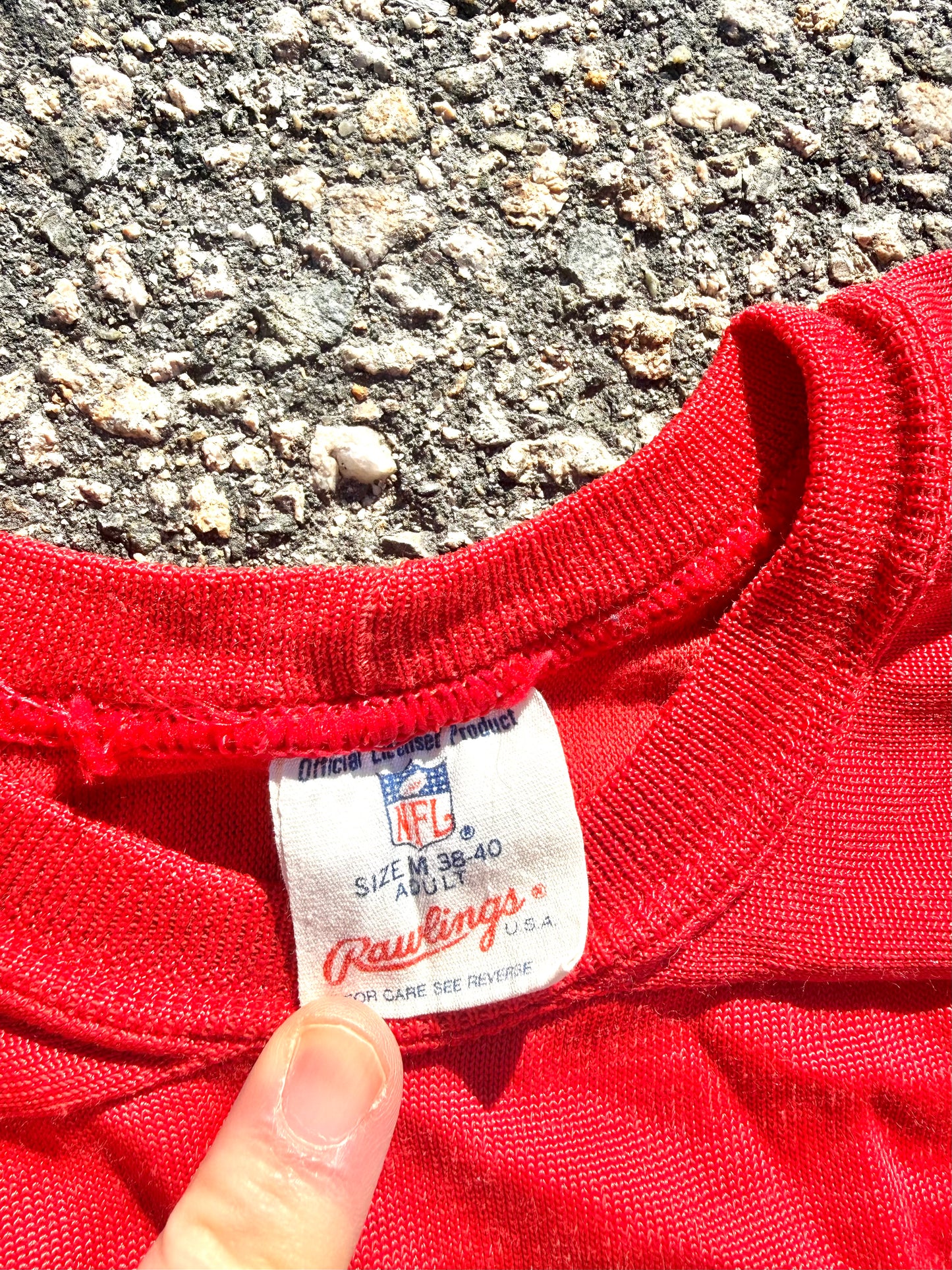 Vintage Rawlings New England Patriots Steve Grogan Late 70's Early 80's Football Jersey Size S Smal