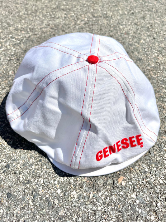 Vintage Genesee Brewing Company Beer Retro 70's 80's Newsboy Painters Snapback Hat Cap