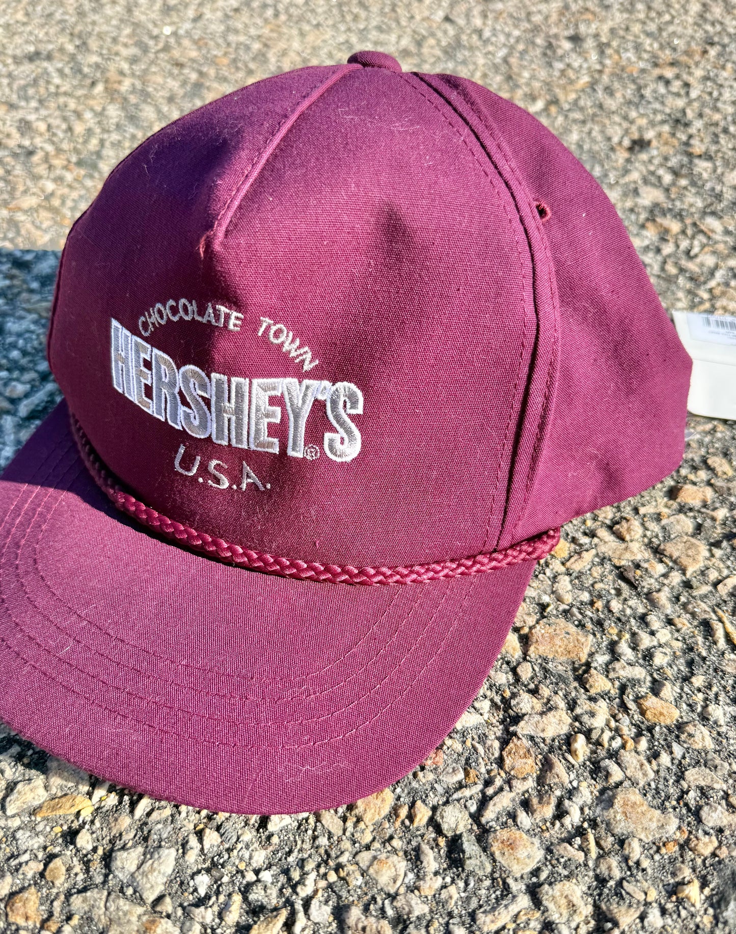 Vintage Hershey Chocolate Pennsylvania Deadstock Retro Snapback Hat