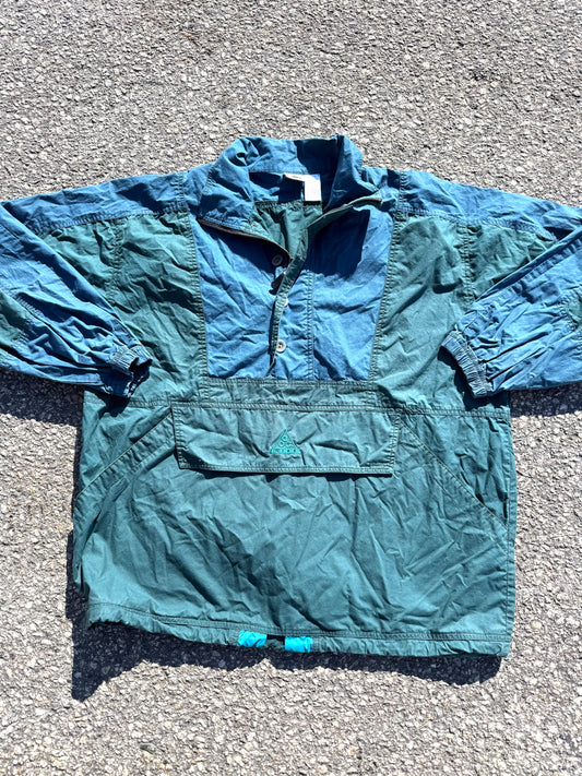 Vintage Nike ACG 90's Colorblock Pullover Windbreaker Anorak Jacket Size M Medium