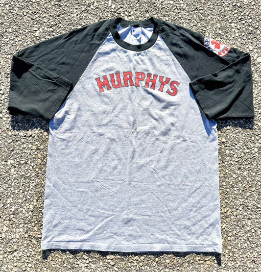 Vintage Dropkick Murphy's Red Sox Style Baseball Raglan Band T Shirt  XL