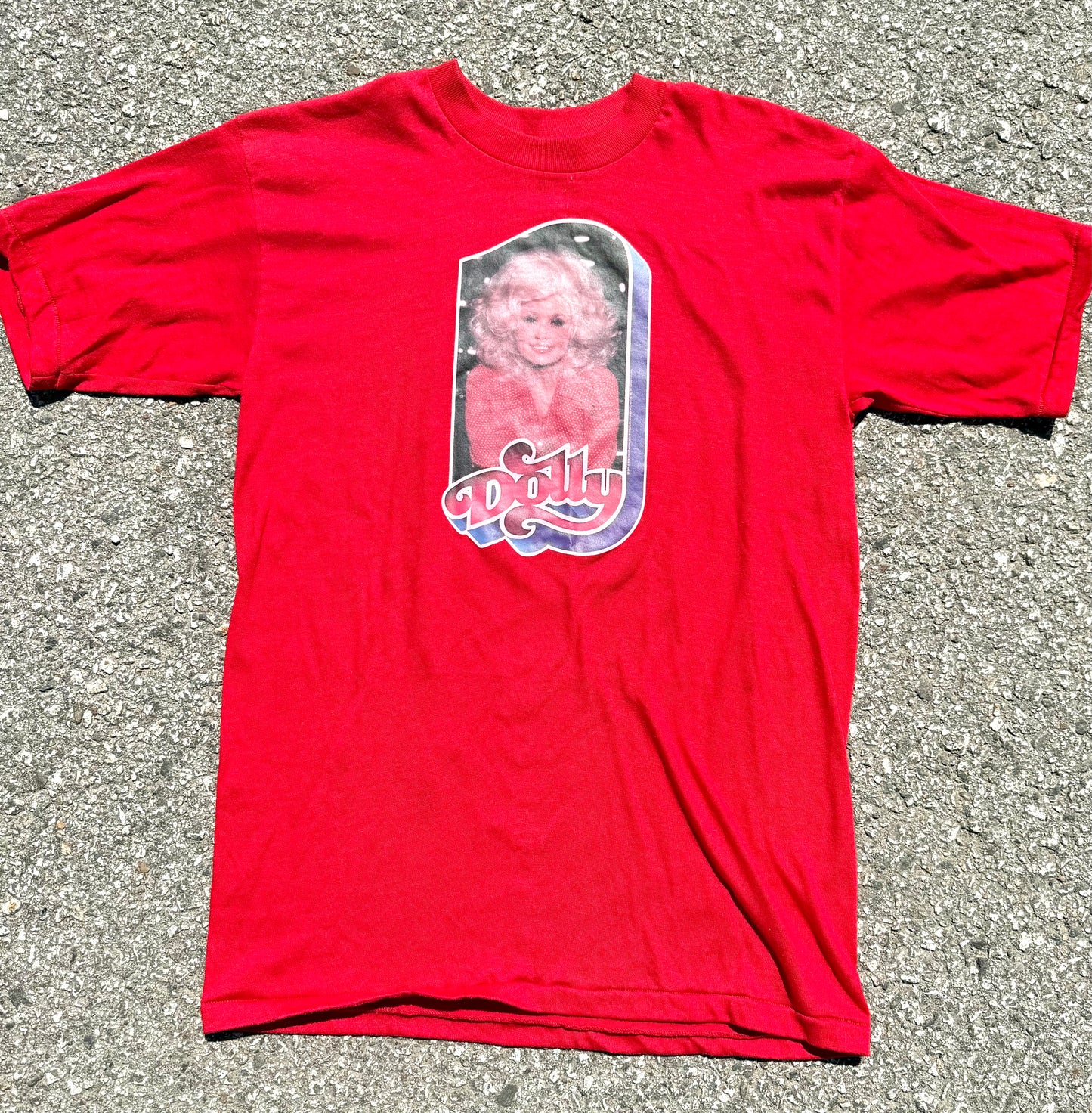 Vintage Dolly Parton/Charlies Angels Jaclyn Smith 70s Retro Single Stitch Shirt Size S Small 1978