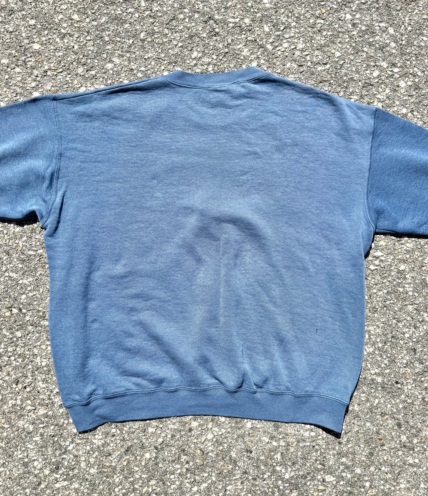 Vintage Lee Sport Wild River Fly Fishing 90's Retro Crewneck Sweatshirt Large Blue