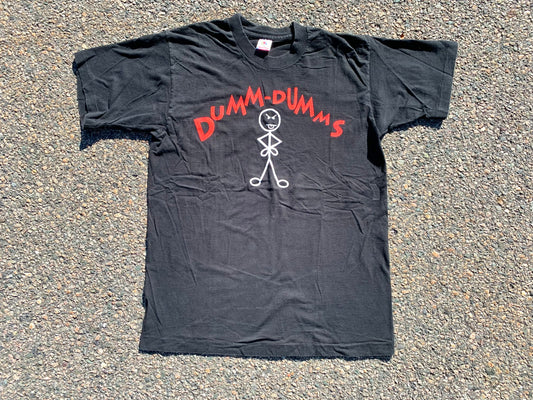 Vintage Dumm-Dumms Stick Figure Lollipop 90's T Shirt Size L Large Single Stitch Made in USA