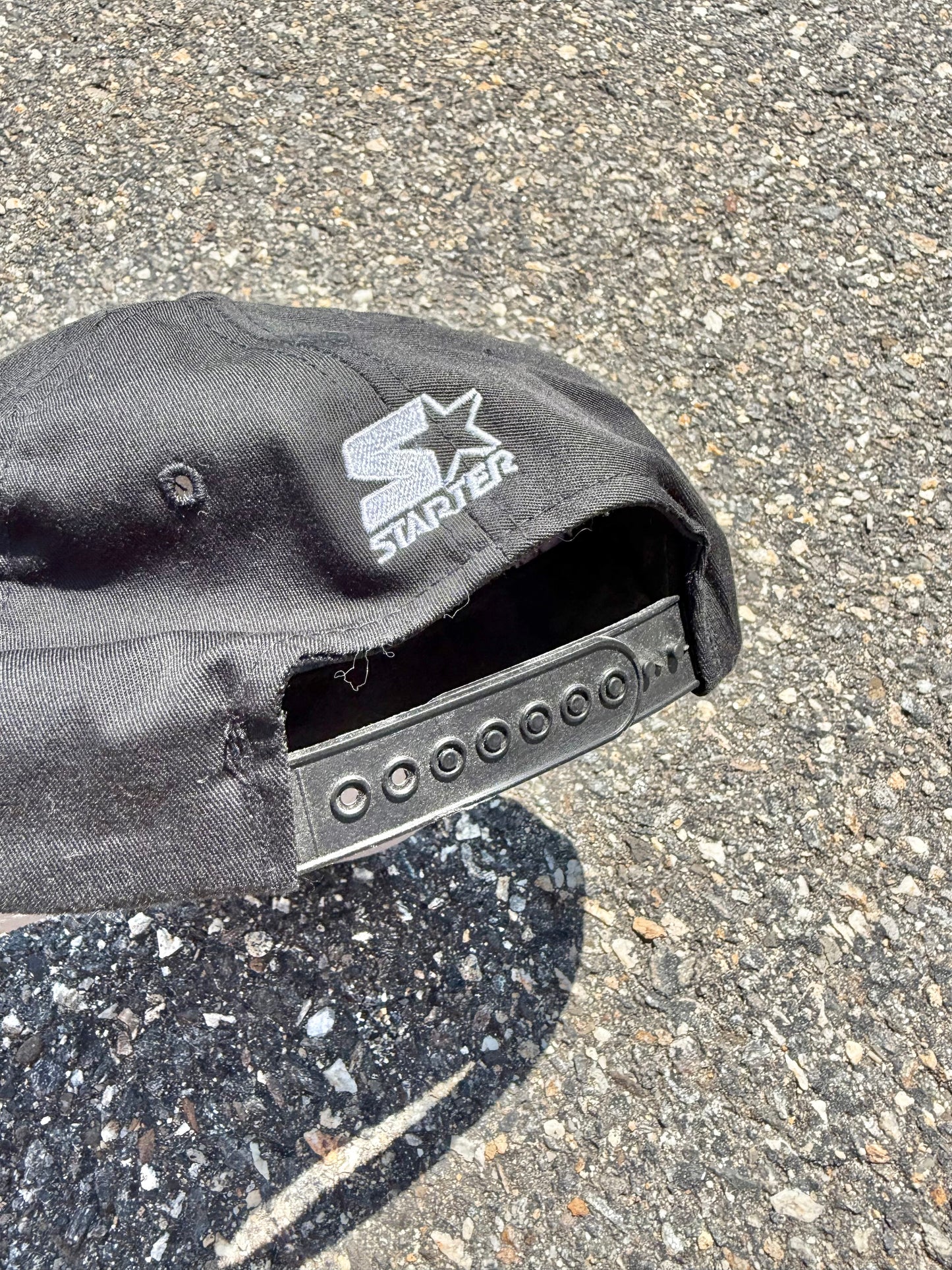 Vintage Starter Charlotte Hornets Rare Larry Johnson Hornets2 Retro 90's Logo Spell Out Snapback Hat