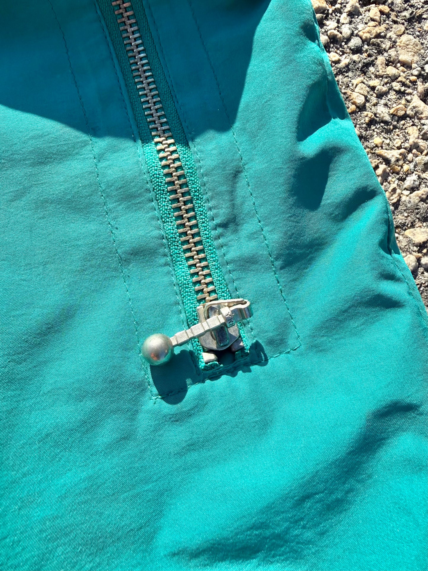 Vintage Fera Skiwear Retro 90's 80's Womens Full Body Snow Ski Suit Size 14 Teal