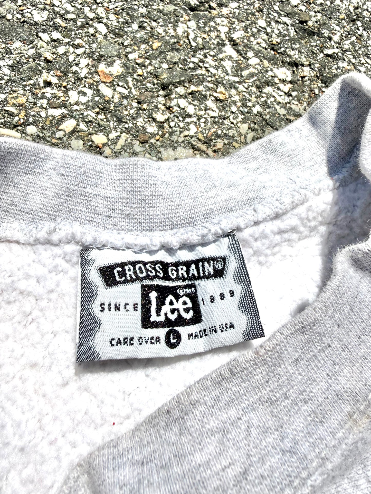 Vintage Reverse Weave Lee Sam Adams Beer Just Brew It Nike Pun 90s Crewneck Sweatshirt Large