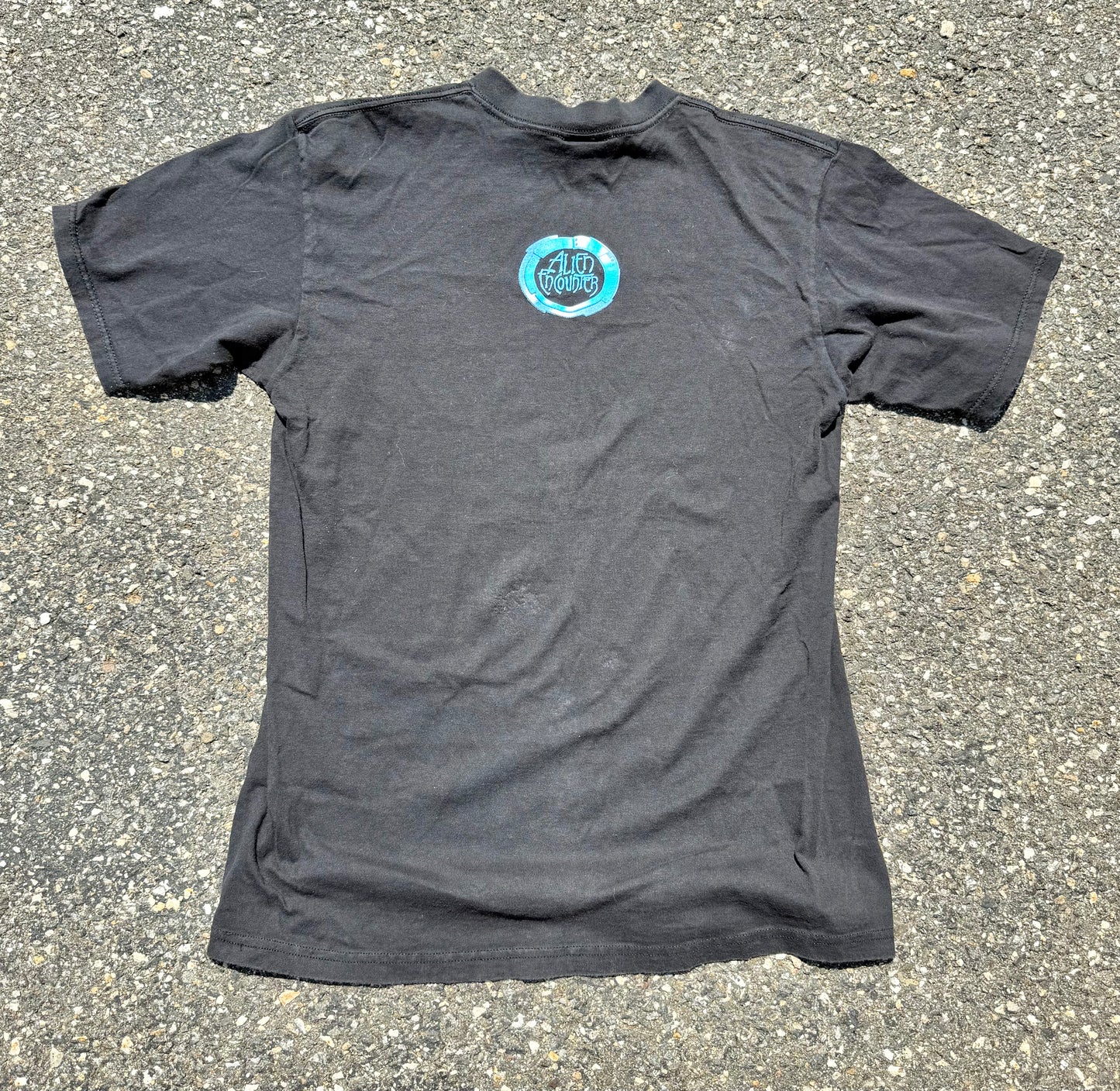Vintage Walt Disney World Alien Encounter Ride 90's T Shirt Size M Medium Black