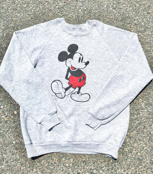 Vintage Mickey Mouse Disney Character fashions 80's Crewneck Sweatshirt Size Medium