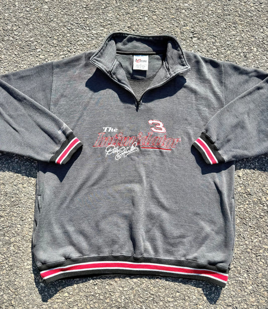 Vintage NASCAR Dale Earnhardt Intimidator 90's Chase Authentics 1/4 Zip Size XL