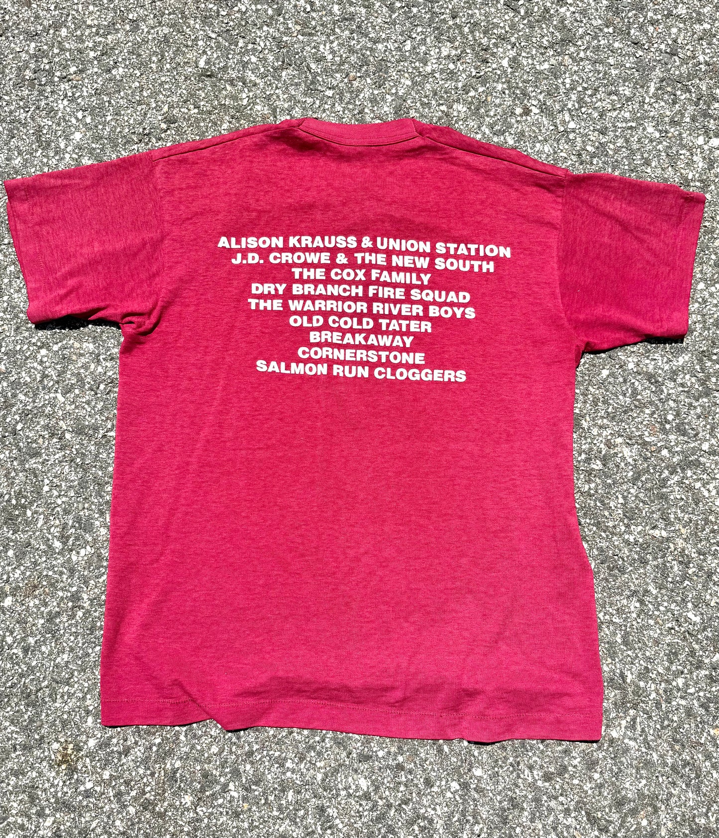 Vintage Strawberry Park Bluegrass Music 18th Annual Fest Festival 90's T Shirt Size M Medium