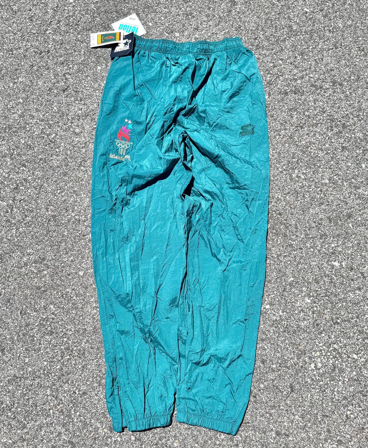 Vintage Starter Atlanta 1996 Olympics Track Wind Pants Size L Large New With Tag