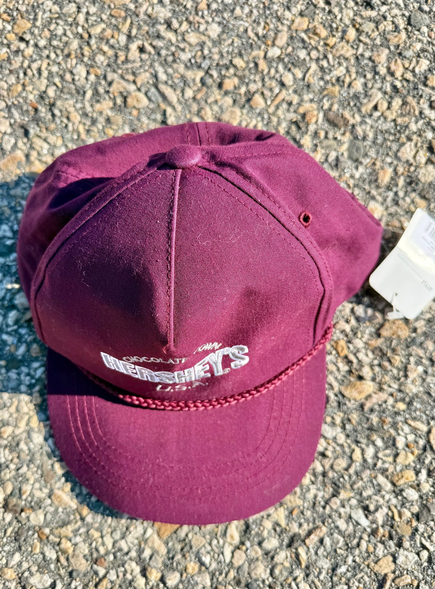 Vintage Hershey Chocolate Pennsylvania Deadstock Retro Snapback Hat