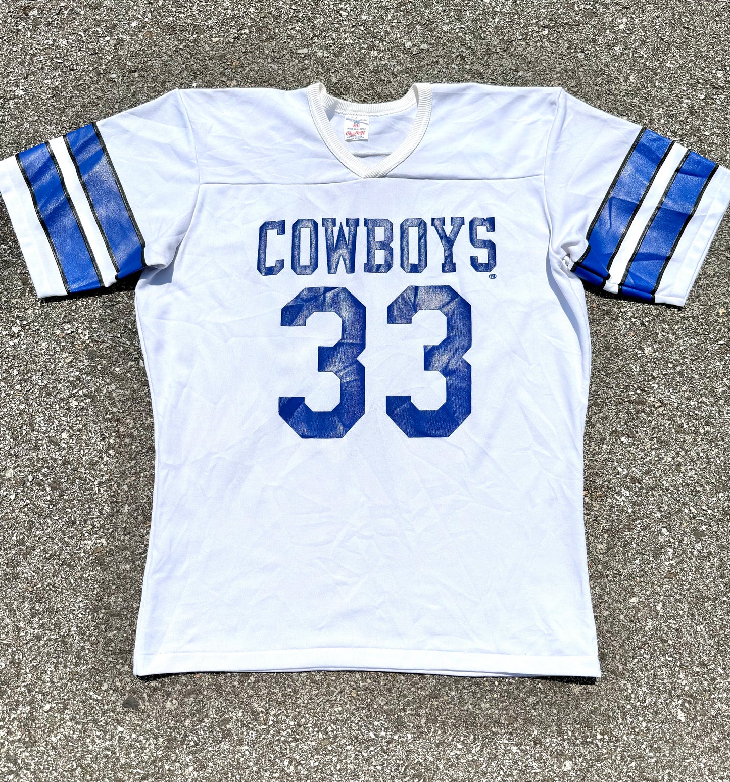 Vintage Rawlings Dallas Cowboys Tony Dorsett Retro 70's Football Jersey Large