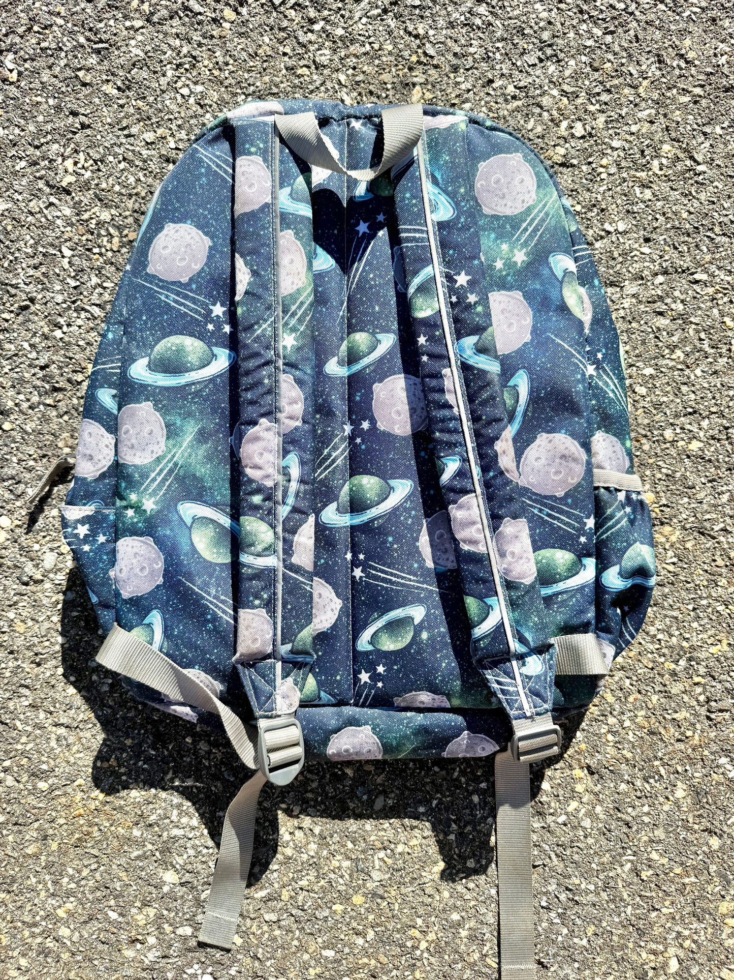 Vintage L.L. Bean 90's All Over Print Outer Space Planet Backpack Bag