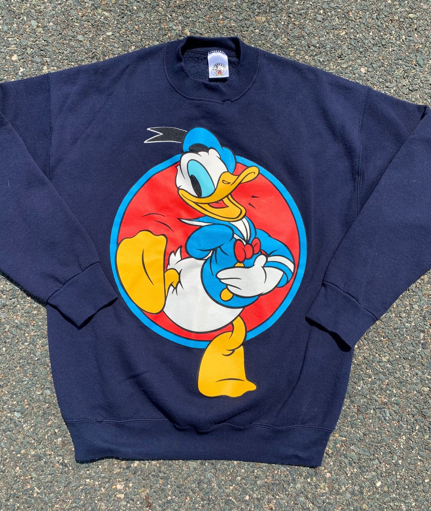 Vintage Disney Donald Duck Mickey & Co. Retro 90's Crewneck Sweatshirt Size Large