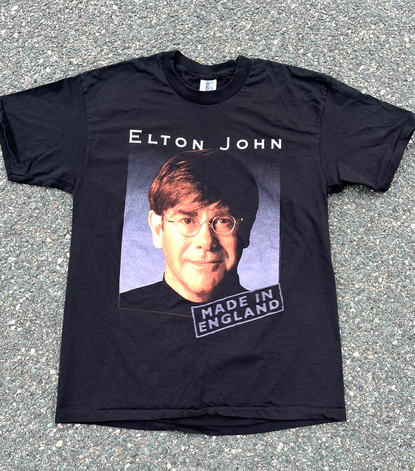 Vintage Elton John 90s Made in England Album Tour Band T Shirt Size XL 1995