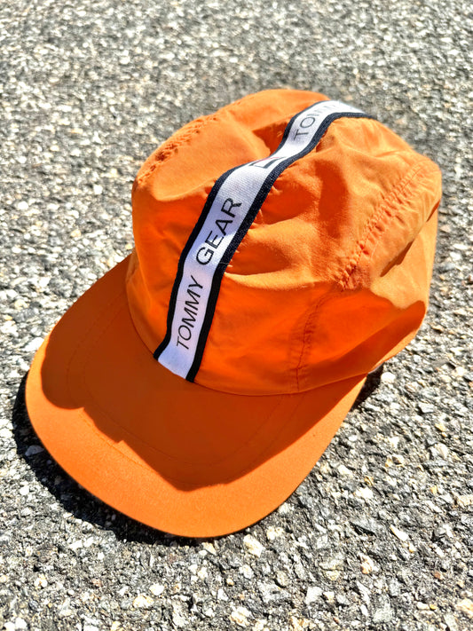 Vintage Tommy Hilfiger Retro 90's 5 Panel Hat Cap Hunter Orange