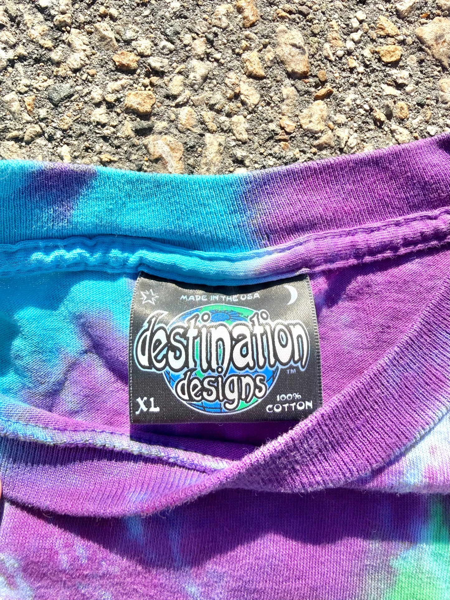 Vintage Grateful Dead Patrick Leahy United States Senate Campaign 1998 Vermont Tie Dye 90's Band T-Shirt XL