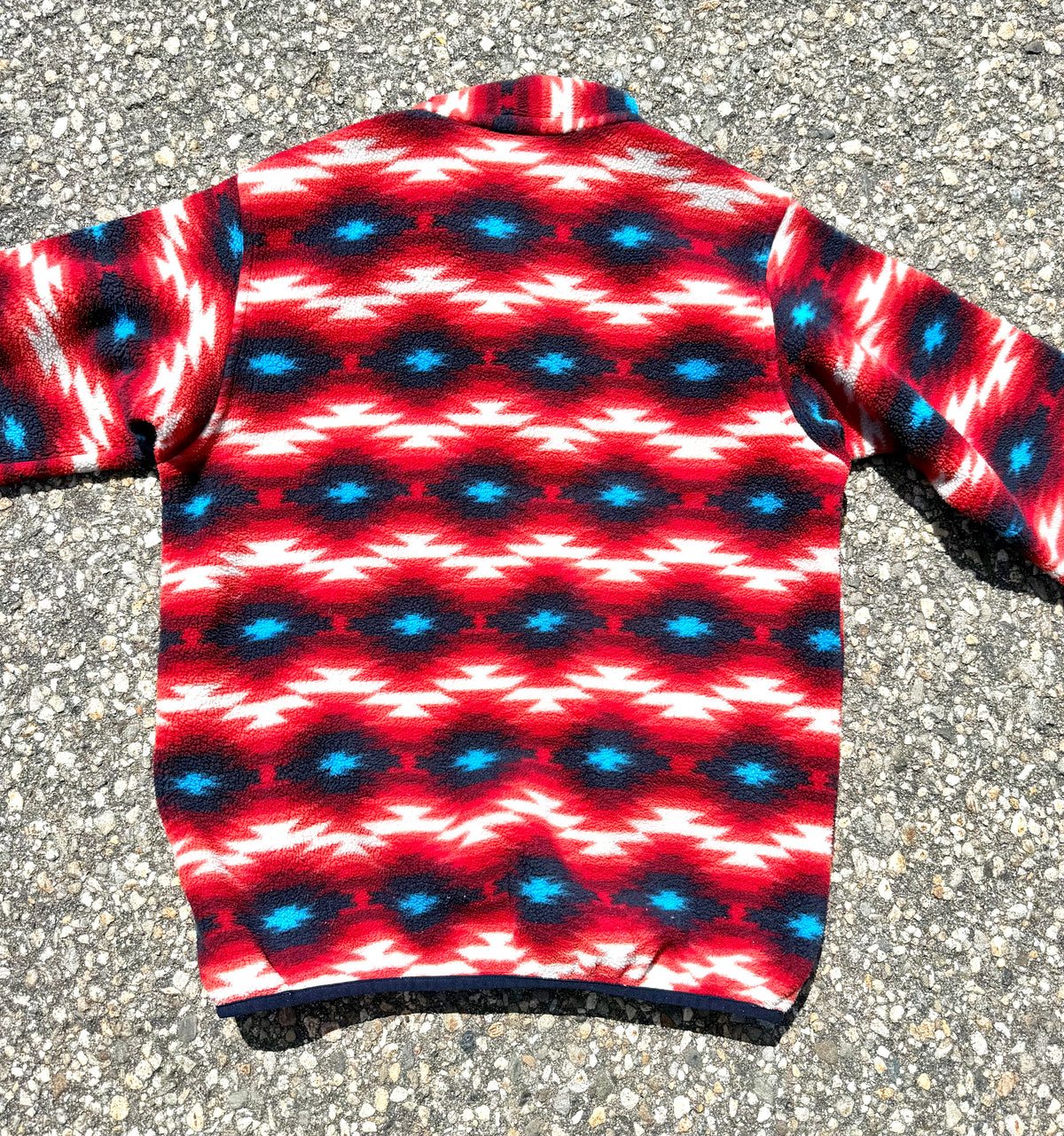 Patagonia Women's Crazy Southwestern Synchilla Snap T Fleece Sweater Medium 2015