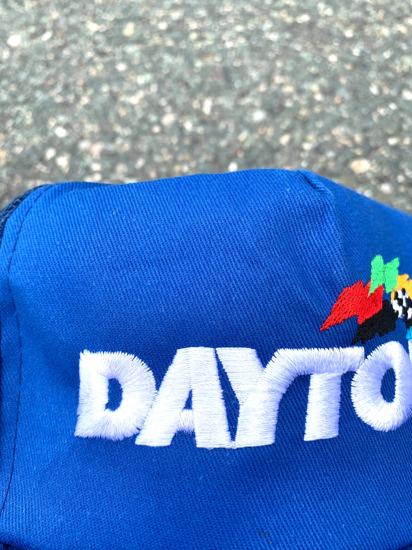 Vintage Daytona 500 Motor Speedway Retro 80's NASCAR Embroidered Snapback Hat