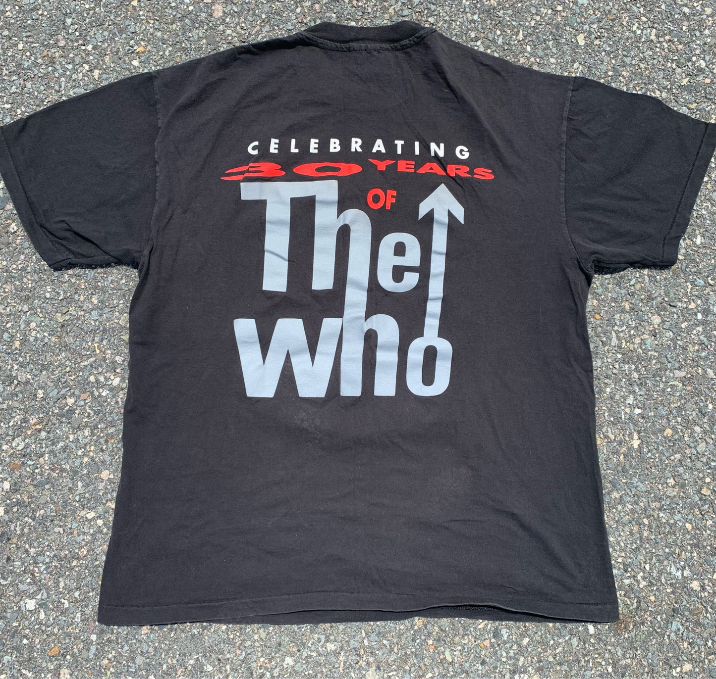 Vintage The Who Tommy Album Tour Broadway 30th Anniversary 1993 Band T Shirt Size XL Black
