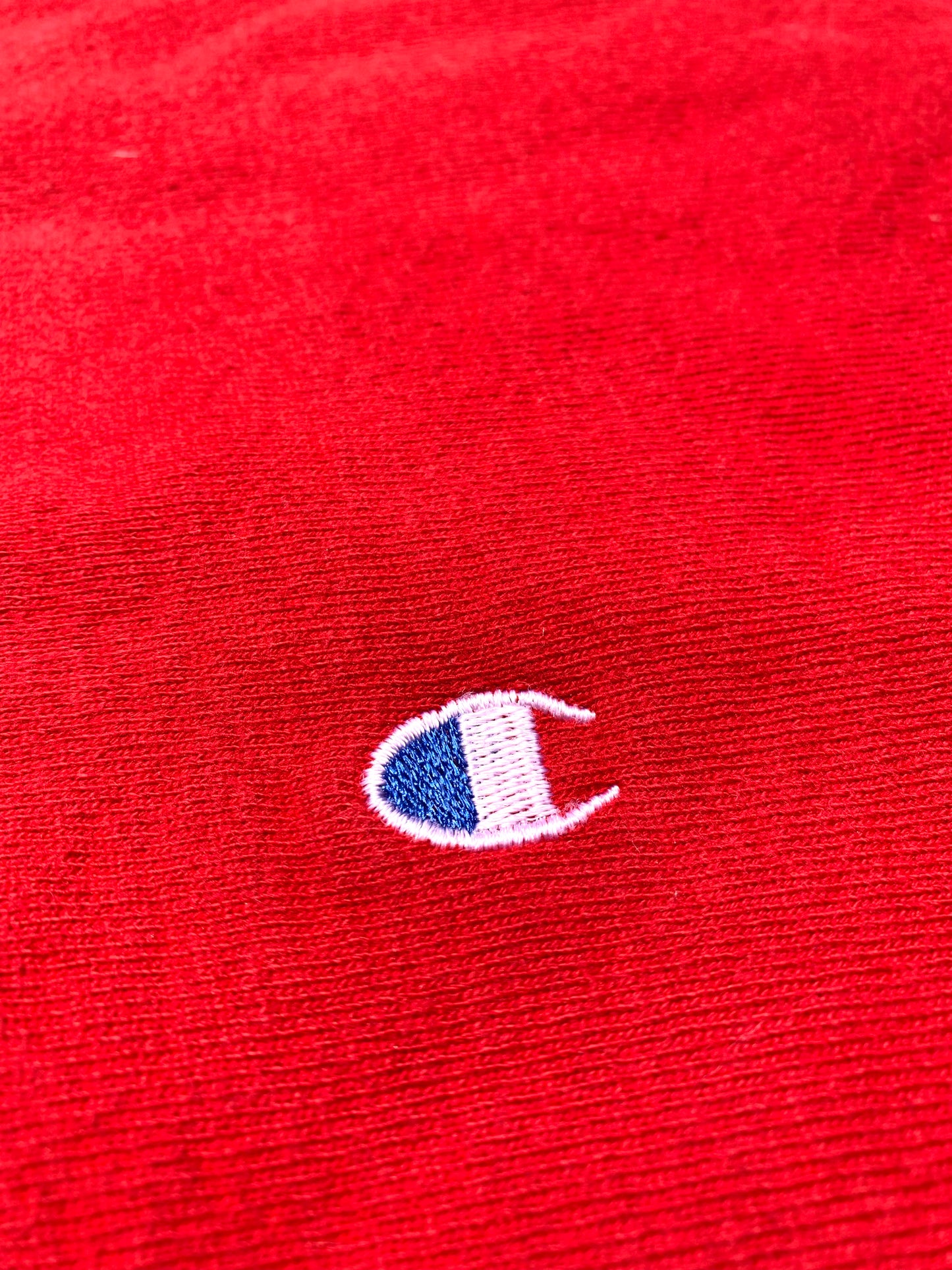 Vintage Champion Reverse Weave Crewneck Sweatshirt 90's Red Made In USA Size XL